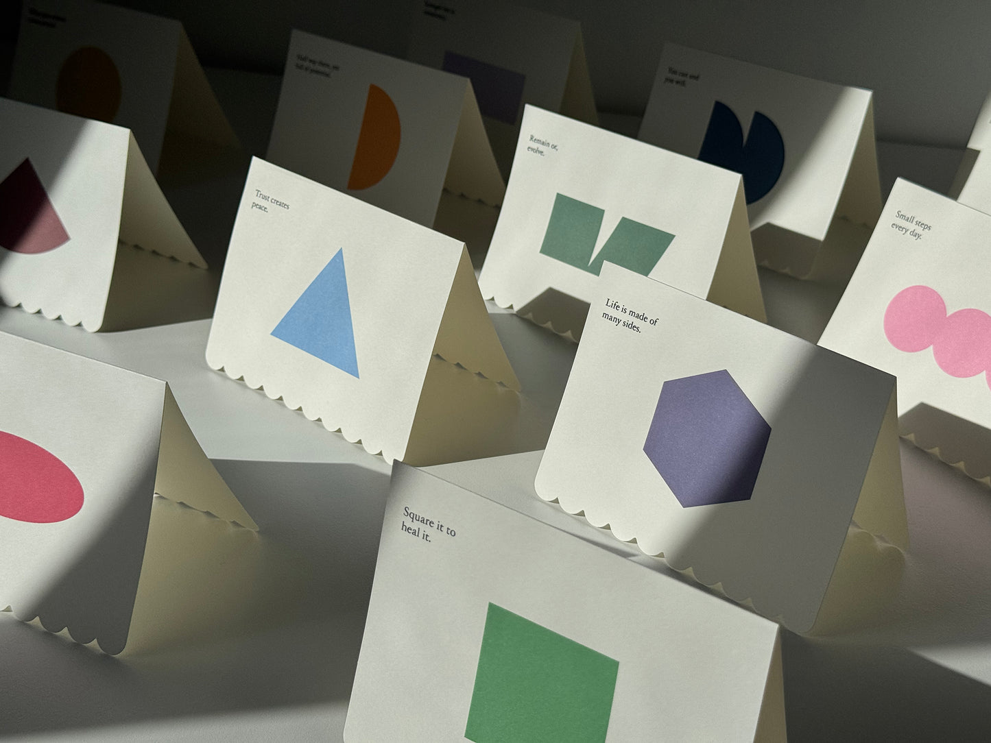 Shape Therapy Collection Set - 12 Cards