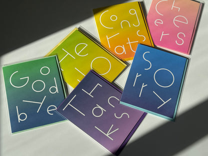 Language Collection Set - 6 Cards