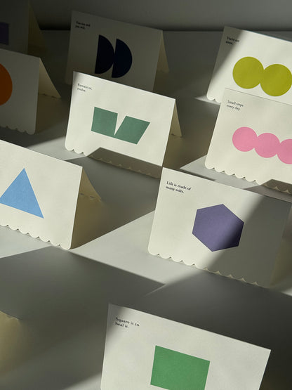 Shape Therapy Collection Set - 12 Cards