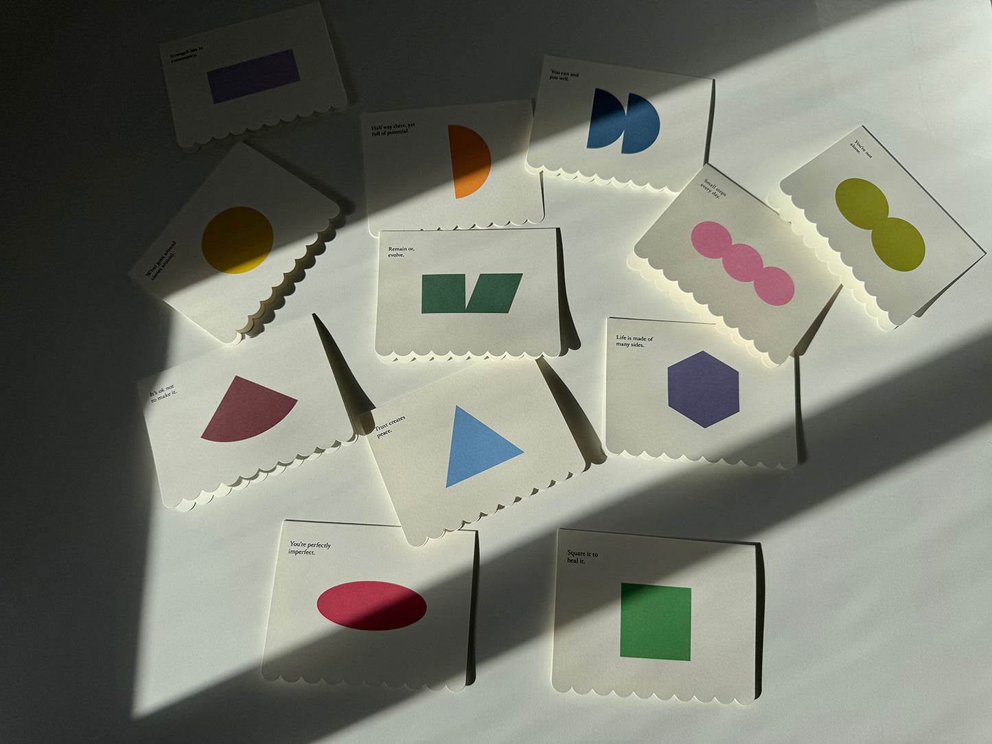 Shape Therapy Collection Set - 12 Cards